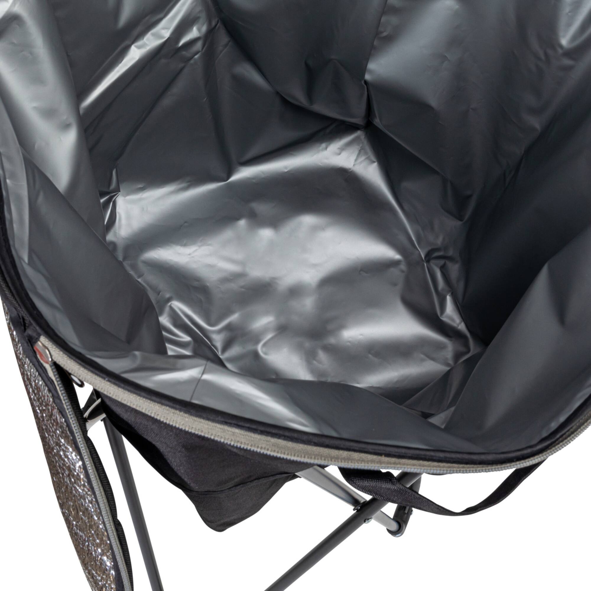 Household Essentials 2.75ft. Black Thermal Standing Cooler with Travel Bag